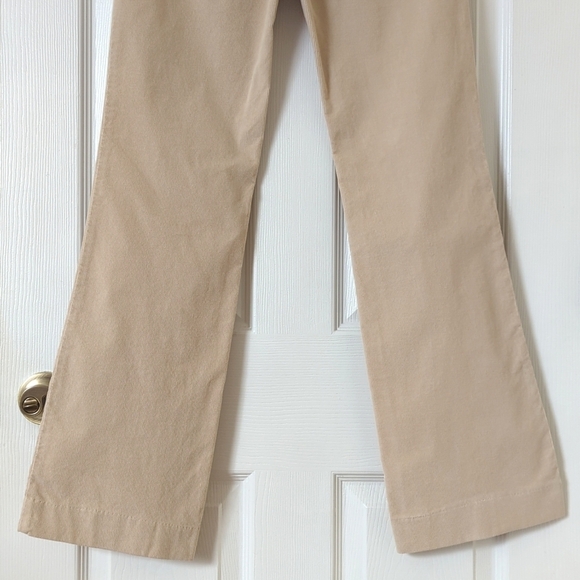 BDG Urban Outfitters Classic Pinwale Corduroy High Waisted Bootcut Pants Cream 2 - Picture 6 of 13